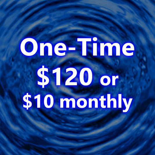 Choose either a one time $120 or on-going $10 Monthly Payment