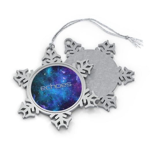 Echoes Pewter Snowflake Ornament