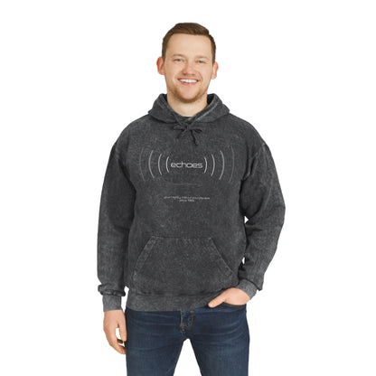Echoes Chillout Unisex Mineral Wash Hoodie