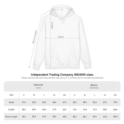 Echoes Unisex Heavyweight Hooded Sweatshirt