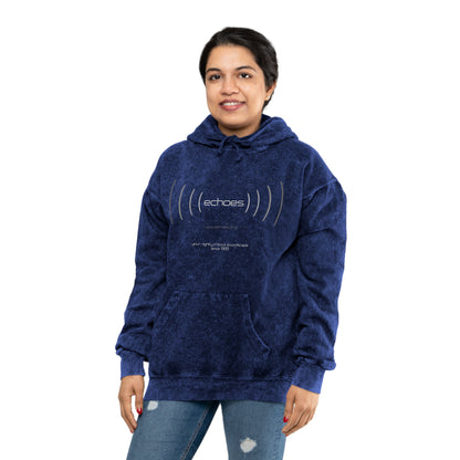 Echoes Chillout Unisex Mineral Wash Hoodie