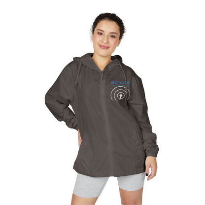 Echoes Unisex Full-Zip Windbreaker Jacket