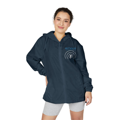 Echoes Unisex Full-Zip Windbreaker Jacket
