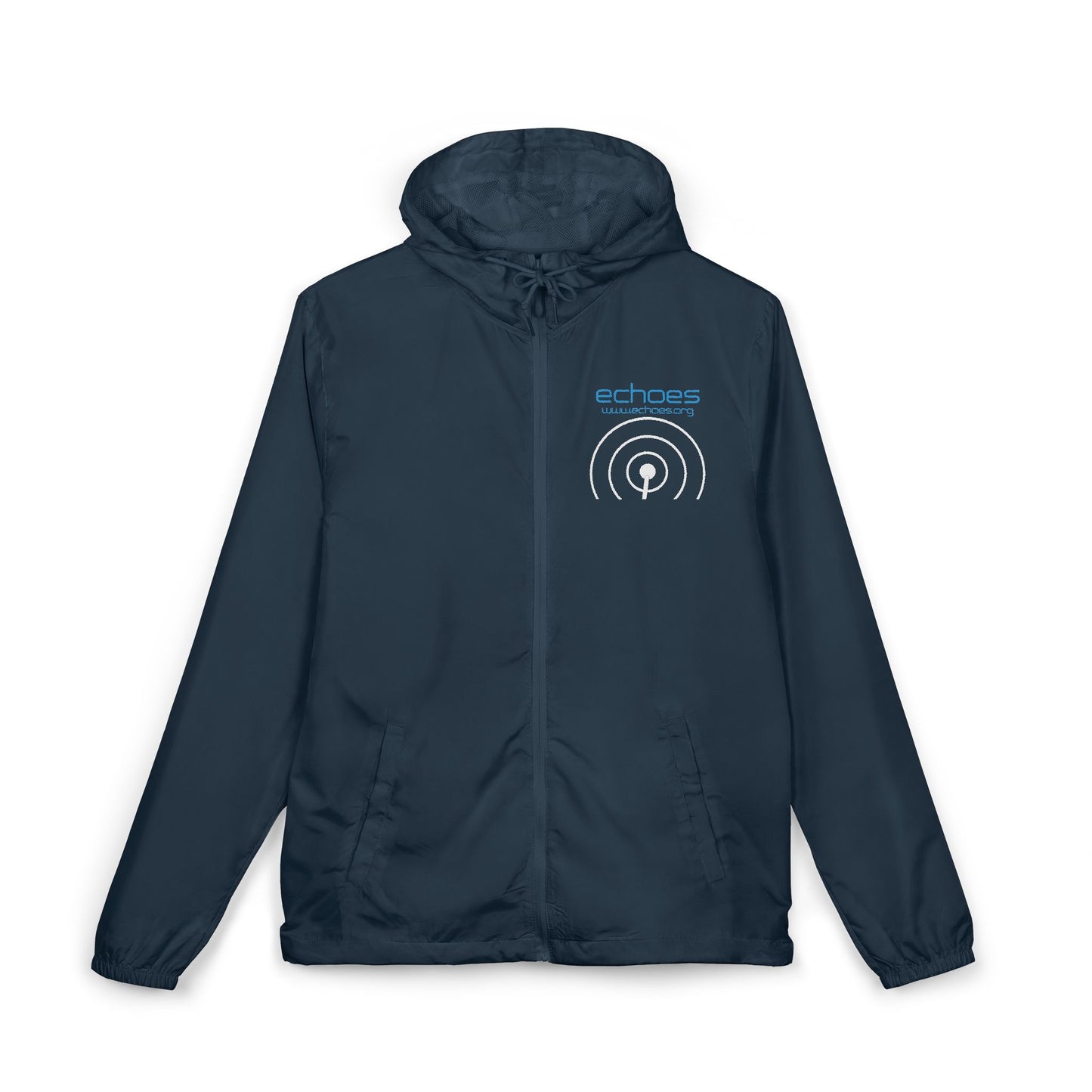 Echoes Unisex Full-Zip Windbreaker Jacket